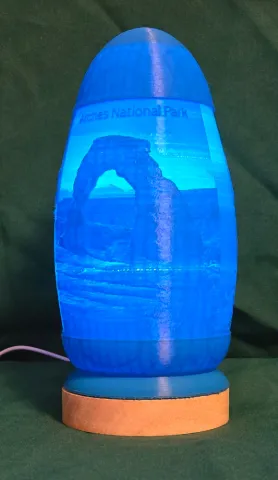 Arches National Park - Delicate Arch - Easter Egg Lithophane