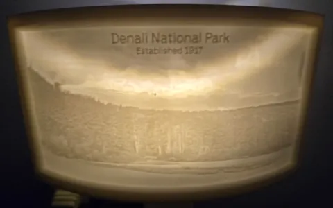 Denali National Park Nightlight Lithophane
