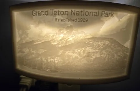 Grand Teton Lithophane