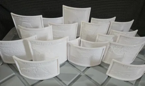 Photo of multiple Nightlight Lithophanes