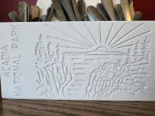 Side showing Sunrise at Acadia National Park