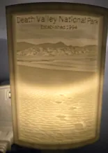 Death Valley National Park Nightlight Lithophane
