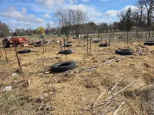 Photo of Garden C ready for planting 2025