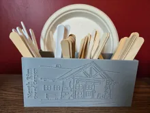 North Rim Picnic Table Organizer Front View