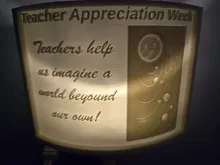 Teacher Appreciation Week Teachers Help Us Imagine Nightlight Lithophane