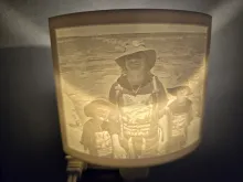 Night Light Lithophane On