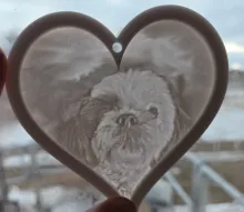 Heart lithphane